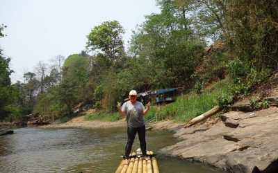 Bamboo Rafting in Mae Wang