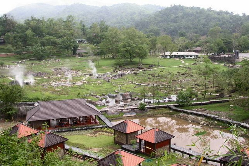 fang hot spring, fang hot springs, hot spring in chiang mai, chiang mai hot spring, hot spring attractions in chiang mai