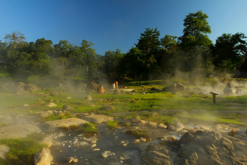 fang hot spring, fang hot springs, hot spring in chiang mai, chiang mai hot spring, hot spring attractions in chiang mai