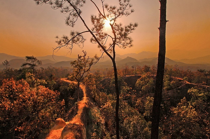pai canyon, kong lan, sunset in pai, canyon in pai, konglan pai canyon, kong lan, sunset in pai, canyon in pai, konglan