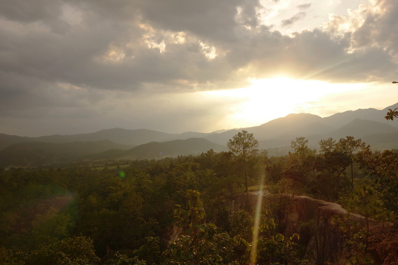 pai canyon, kong lan, sunset in pai, canyon in pai, konglan pai canyon, kong lan, sunset in pai, canyon in pai, konglan