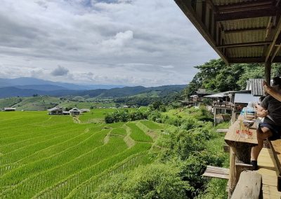 rice terraces ban pa bong piang, ban pa bong piang, mae jam, mae chaem, mae chaem district, mae jam district