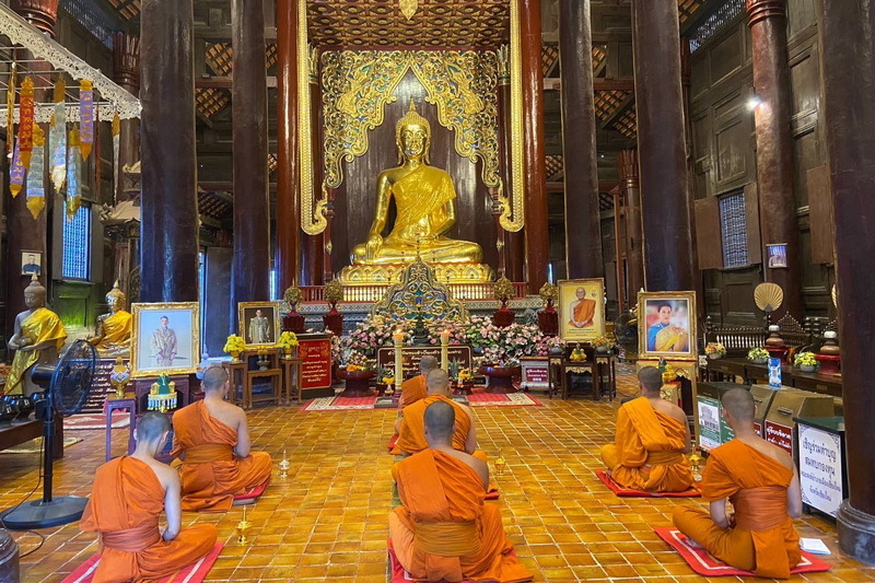 wat phan tao, phan tao temple, wat pan tao, pan tao temple, important temples in chiang mai, chiang mai tourist attractions
