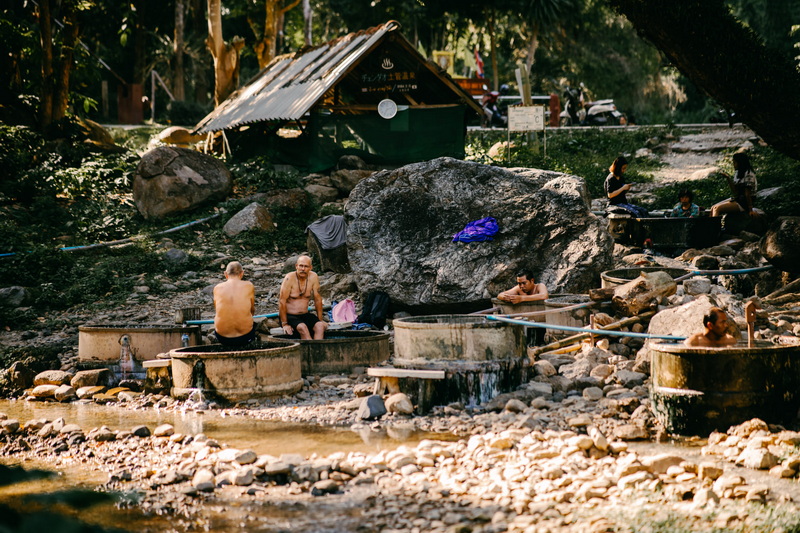 chiang dao hot springs, chiang dao hot spring