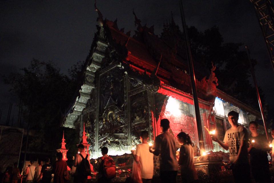 Wat Sri Suphan in Saturday Walking Street Chiang Mai